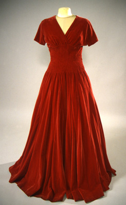 1940s evening dress